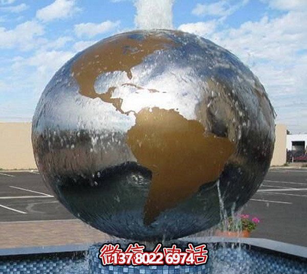 高品質(zhì)不銹鋼噴泉雕塑，裝點(diǎn)你的公園