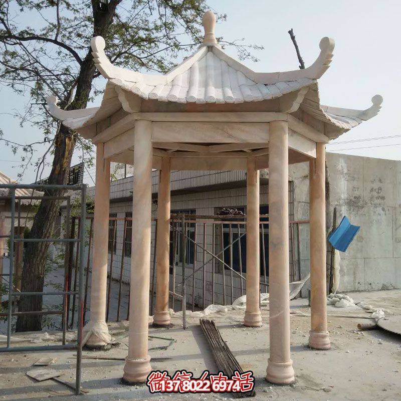 大理石休閑涼亭，美化庭院陽臺(tái)