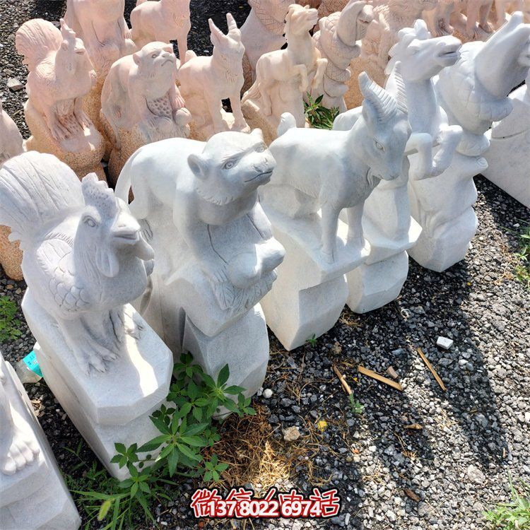 十二生肖小石雕擺件，帶來更多的吉祥與幸運(yùn)