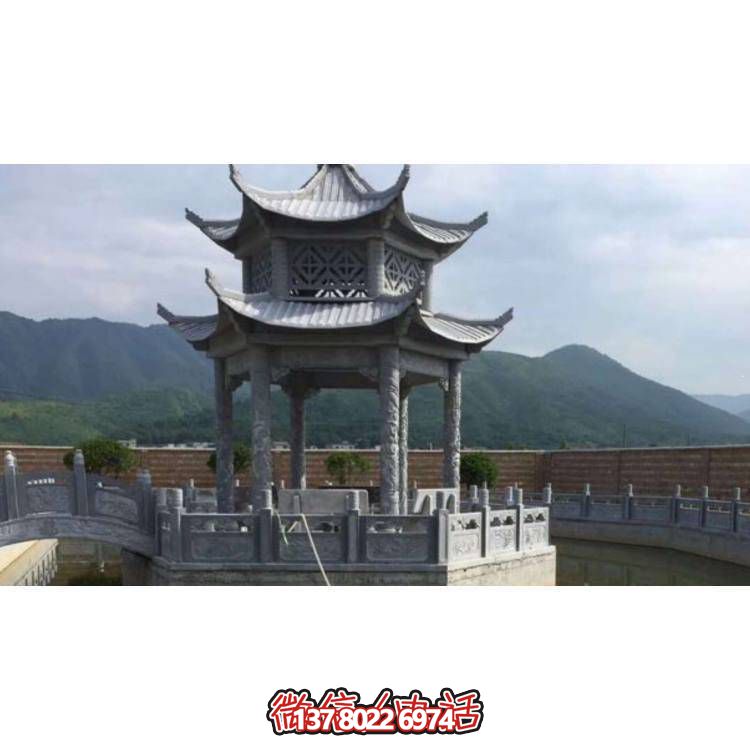 精美大理石雕塑涼亭，把藝術(shù)與實用完美結(jié)合