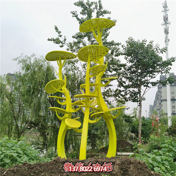 不銹鋼抽象樹(shù)，網(wǎng)狀樹(shù)葉樹(shù)冠